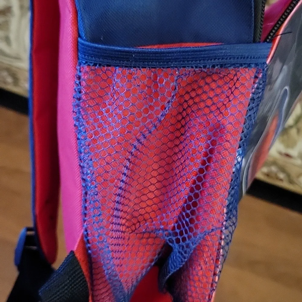 Marvel Spider-Man red blue backpack 12x16x5